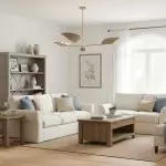 Ithrax Light Bronze Metal Lotus Leaves Chandelier