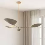 Iveth Soft Brass Linear Rectangular Chandelier