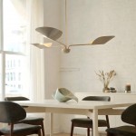 Ithrax Light Bronze Metal Lotus Leaves Chandelier