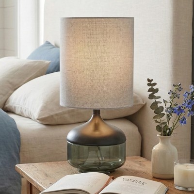 Orithyia Modern Glass Round Table Lamp