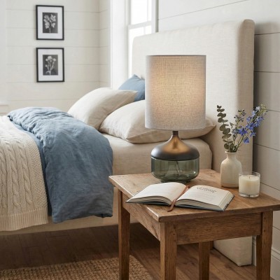 Orithyia Modern Glass Round Table Lamp