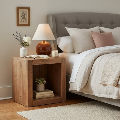 Vaelune Modern Glass Cone Table Lamp