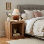 Vaelune Modern Glass Cone Table Lamp