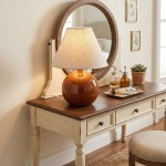 Vaelune Modern Glass Cone Table Lamp