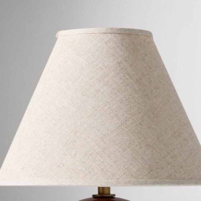 Vaelune Modern Glass Cone Table Lamp