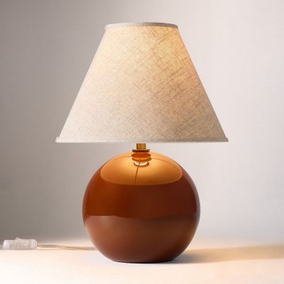 Vaelune Modern Glass Cone Table Lamp
