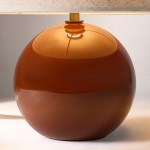 Vaelune Modern Glass Cone Table Lamp