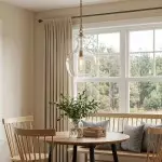 Yates Industrial Clear Glass Pendant Light