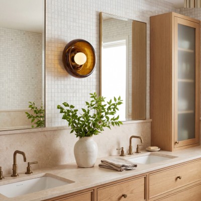 Vega Retro Bowl Shade Wall Sconce