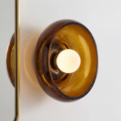 Vega Retro Bowl Shade Wall Sconce