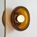 Stefania Rustic Pleated Fabric Shade Sconce