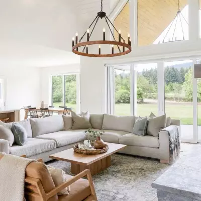 Beau Large 12 Lights Rustic Wagon Wheel Chandelier