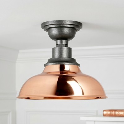 Creed Classic Industrial Metal Dome Ceiling Light