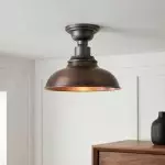 Creed Classic Industrial Metal Dome Ceiling Light