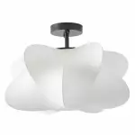 Jaxorix Wabi Sabi White Silkworm Cocoon Ceiling Light