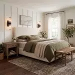 Cora Farmhouse Hammered Glass Double Tube Sconce