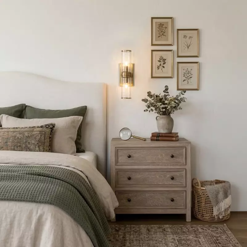 Cora Farmhouse Hammered Glass Double Tube Sconce