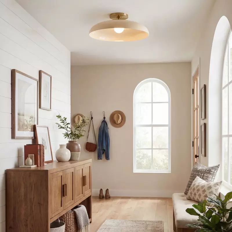 Cynthia Modern Glass Flush Mount Ceiling Light