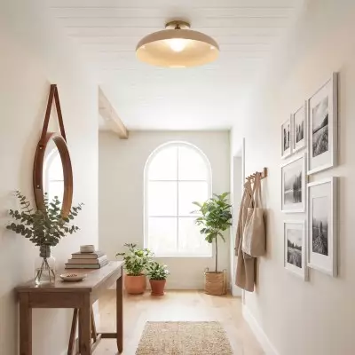 Cynthia Modern Glass Flush Mount Ceiling Light