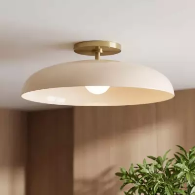 Cynthia Modern Glass Flush Mount Ceiling Light