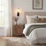 Ira Farmhouse Cylinder Hammered Glass Sconce