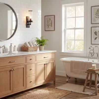 Ira Farmhouse Cylinder Hammered Glass Sconce