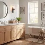 Ira Farmhouse Cylinder Hammered Glass Sconce