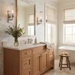 Ira Farmhouse Cylinder Hammered Glass Sconce