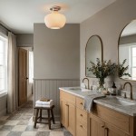 Naiad Rustic Sculptural Ribbed Glass Flush Ceiling Light