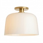 Hannahlee ‎Minimalist Glass Semi Flush Mount Ceiling Light