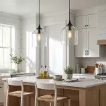 Declan Modern Bell Shaped Glass Pendant Light