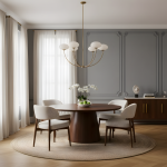 Lytharix Gold 6 Light White Glass Globe Chandelier