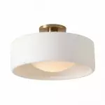 Aura Modern Porcelain Flush Mount Ceiling Light