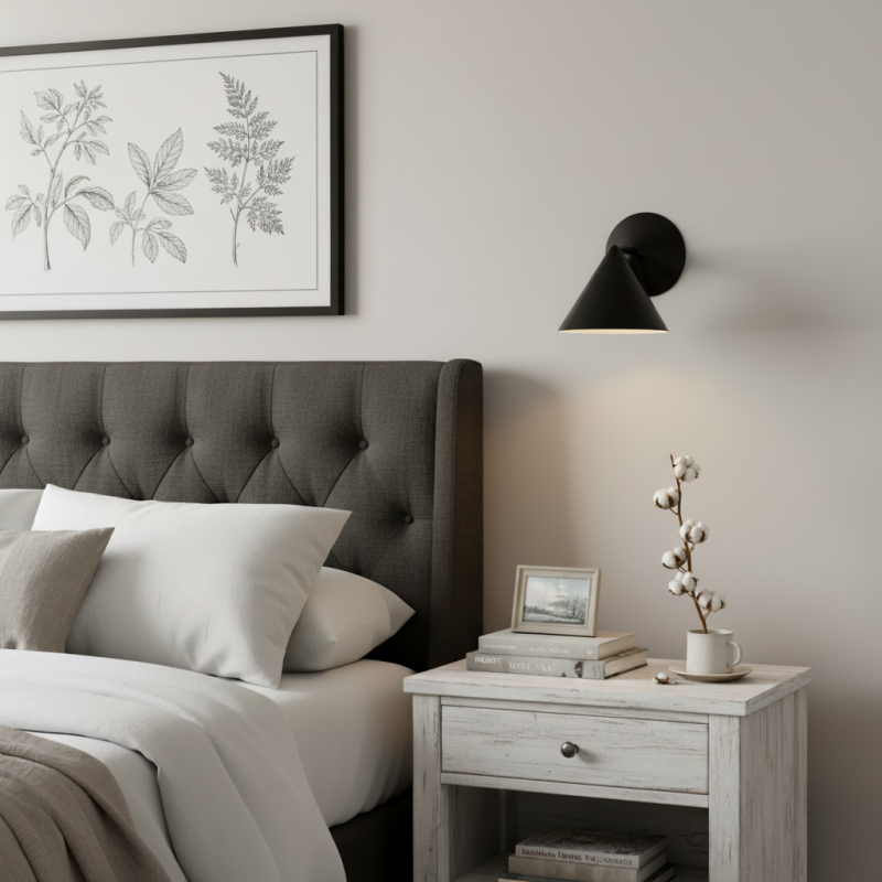 Maven Modern Elegant Cone Shade Wall Sconce