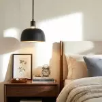 Frey Mid Century Metal Dome Pendant Light