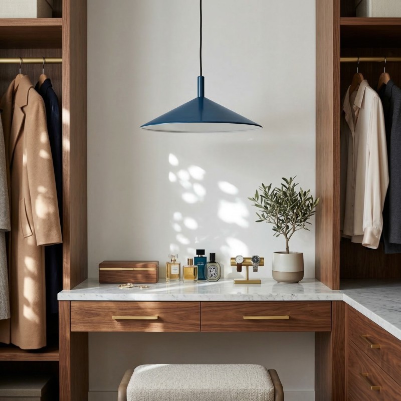 Tegan Scandinavian Cone Shaped Metal Pendant Light