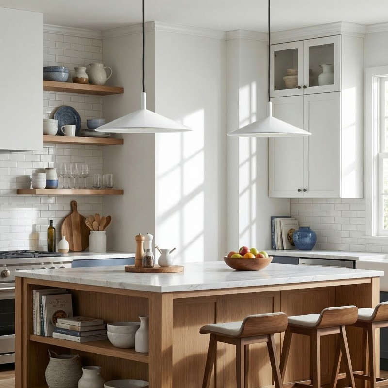 Tegan Scandinavian Cone Shaped Metal Pendant Light