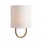 Zylar Modern Metal Fabric Shade Wall Sconce