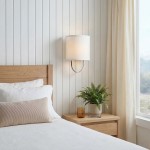 Zylar Modern Metal Fabric Shade Wall Sconce