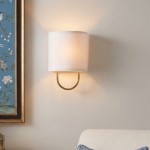Zylar Modern Metal Fabric Shade Wall Sconce