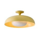 ‎Angelica Modern Yellow Metal Round Ceiling Light