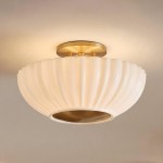 Celeste Retro 4 Light Open Frame Lantern Cage Ceiling Light