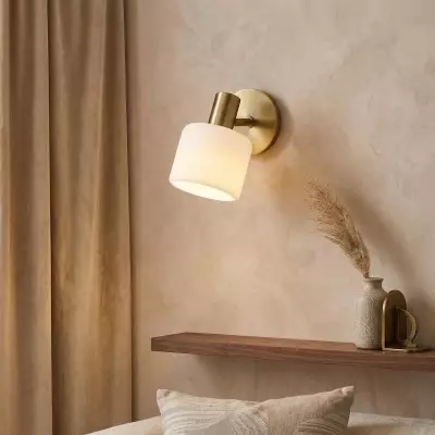 Aura Modern Porcelain Sconce