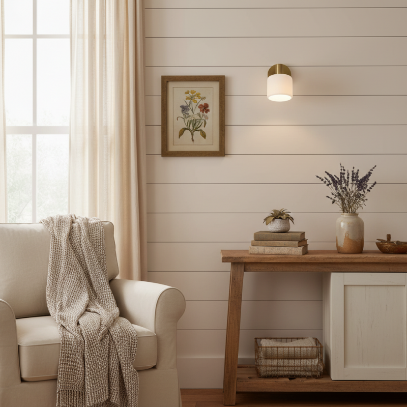 Aura Modern Porcelain Sconce