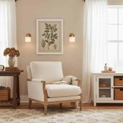 Aura Modern Porcelain Sconce