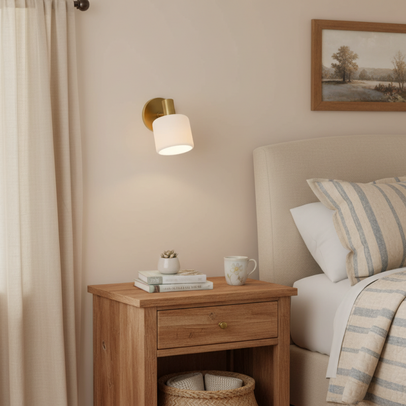 Aura Modern Porcelain Sconce