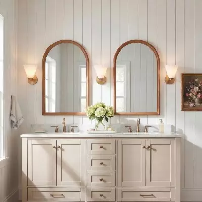 Jaxlynth Modern Rotatable Milk Glass Cone Sconce