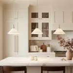 Veythra Modern Minimalist Rippled Glass Cone Pendant Lamp