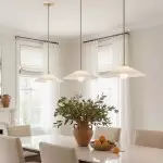 Veythra Modern Minimalist Rippled Glass Cone Pendant Lamp