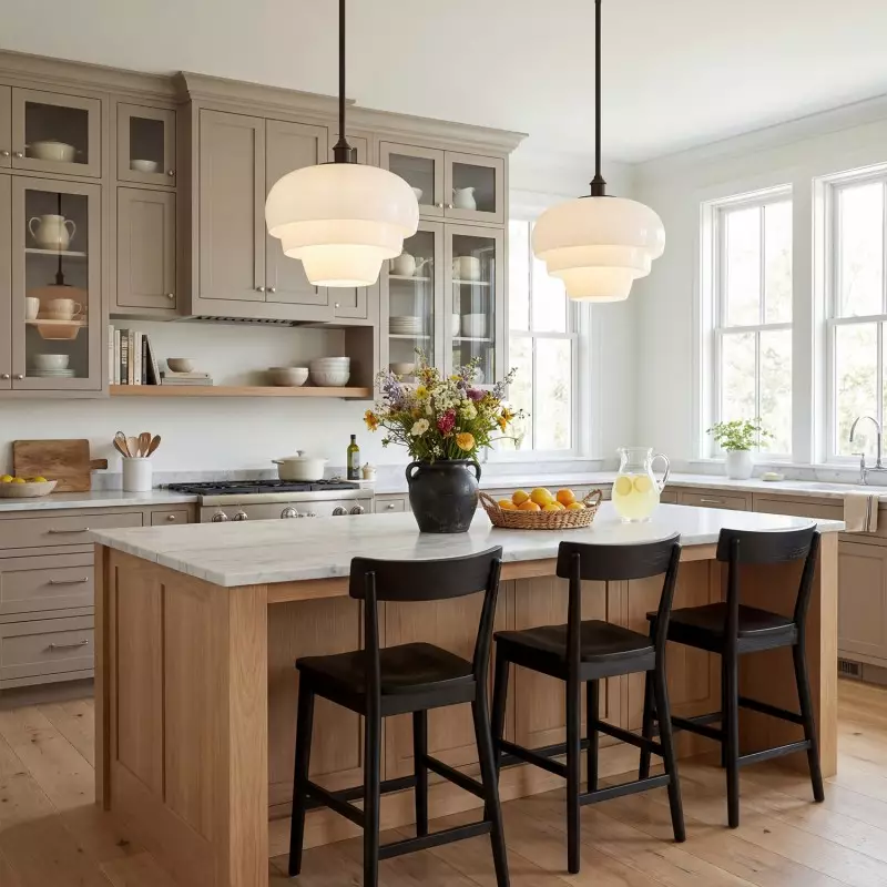 Xena Scandinavian Layered Clear Glass Pendant Light